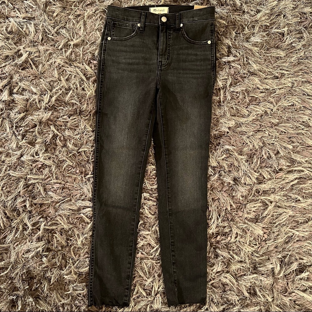 Madewell 10' high rise Skinny crop Jeans heartland wash size 25 DR - Picture 3 of 7